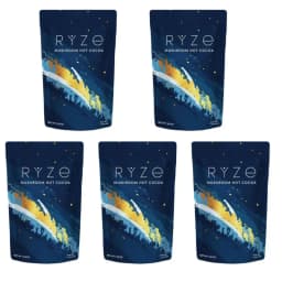 Mushroom Cocoa Powder Sleep Supplement with 6 Adaptogenic Mushroom Blend Reishi L-Theanine and Glycine To Help Fall Asleep