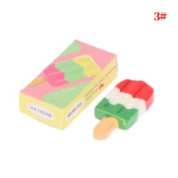 1-5pcs 1:12 Dollhouse Miniature Chocolate Ice Cream Popsicle Mini Ice Pop Food Modle for Pretend Play Kitchen Decor Toys