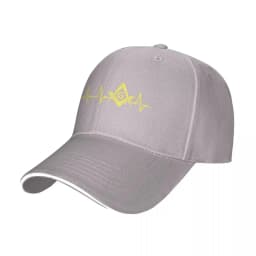 Freemason EKG Heartbeat Square Compass Masonic Baseball Cap Hip Hop Freemasonry Sandwich Hat Unisex Style Adjustable Caps