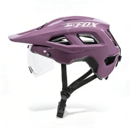 BATFOX Mountain Cycling Helmet Magnetic Lens Ultralight Adjustable Fit Road MTB Bicycle Helmet Men Women Electric Bike Gear