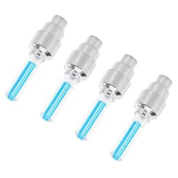 2/4pcs Motorcycle Bicycle Tire Valve Caps Light LED Neon Flash Lamp Waterproof Tyre Universal Wheel Lights Car Accessories