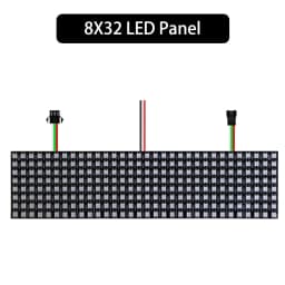 1~5Pcs WS2812B 16X16 RGB LED Digital Flexible Individually Addressable Panel Light Strip WS2812 8X8 8X32 Module Matrix Screen 5V