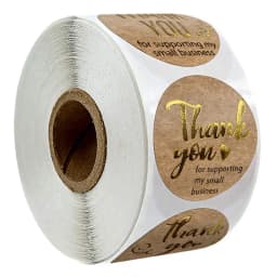 500pc Thank You for Your Order Stickers for Kids Gold Seal Label You've Got Great Taste Stationery Sticker Pretty Things Inside