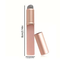 Nail Art Silicone Head Nail Brush Makeup Applicator Sticks Reusable Chrome Glitter Applying Easy-Daub Pigment Manicure Tools