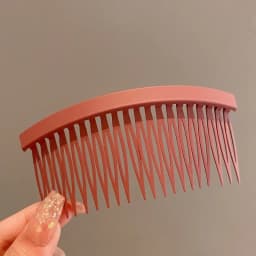 Solod Color Plastic Side Hair Twist Comb French Twist Comb for Women 20 Teeth Fine Hair Clips Fashion Hair Accessories Wholesale