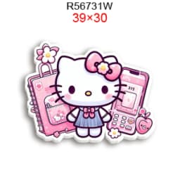Hello Cat 10pcs/lot San Resin Planar Transparent Glitter Acrylic Flatback for Charms DIY Bow Craft Supplies Phone Case Decor