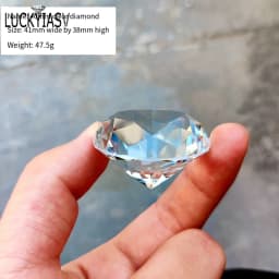1PC Clear Crystal Big Glass Diamond Party Large Romantic Diamond Decoration Proposal Home Decoration Ornaments Crafts Gifts