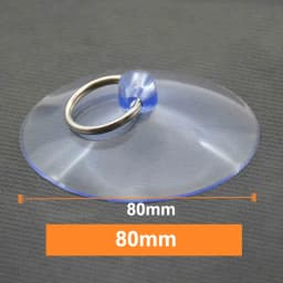 PVC Round Glass Table Top Soft Anti Slip Pads Non Adhesive Bumpers Pad Plastic Suction Pad For Table Glass Top