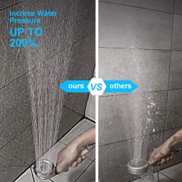 3 Modes Adjustable Shower Head High Pressure Water Saving Nozzles With Filter Remove Sediment Spa Showerhead Bathroom Accessorie