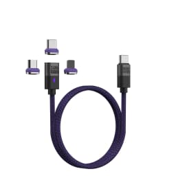 240W PD3.1 Magnetic Charging Cable Ultra thin Nylon Braided Cord ctoc 48V 5A Super Quick fast 100W for Xiaomi Samsung Emarker