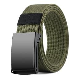 Men Female Belts Military Nylon Adjustable Belt Men Outdoor Travel Tactical Waist Belt with Plastic Buckle for Pants