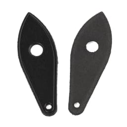 2pcs Leather Leaf Zip Puller Bag Replacement Zipper Head for DIY Luggage Handbags Purse Backpacks Clothes Accessories