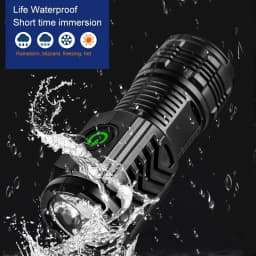 Rechargeable EDC Led Flashlight Portable Strong Light Waterproof Pocket Torch Light for Camping Walking Portable Lighting Lamp