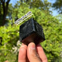 1pc 10-100g Natural Black Tourmaline Cube Occasions Like Mother'S Day Father'S Day Graduations Perfect for Home or Office Decor