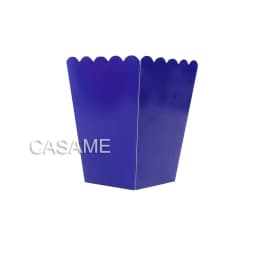 6pcs Rose Gold Pink Stiff Paper Mini Party Popcorn Boxes Pop Corn Candy/ Sanck Favor Bags Wedding Birthday Movie Party Tableware
