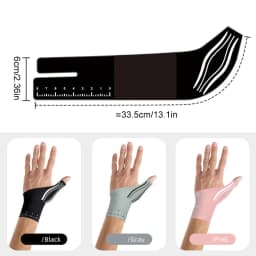 1PCS 2-in-1 Ultra-Thin Thumb & Wrist Brace - Adjustable Compression for Carpal Tunnel, Trigger Thumb, Tendonitis & Ulnar Support