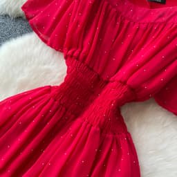 Elegant Sexy High Waist chiffon glitter Vacation Vestidos Slim Women Party Ceremonial Dress