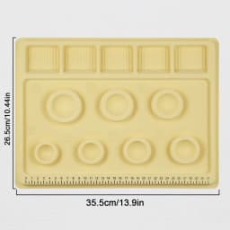 Flocked Bead Board Bracelet Necklace Beading Organizer Tray Design Measuring Tool for DIY Jewelry Making Craft Accessories