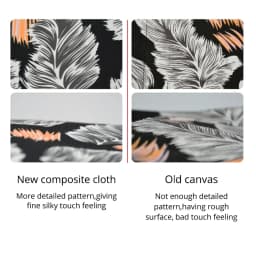 TANQU New Floral Composite Twill Cloth Waterproof Inner Lining Insert Zipper Pocket for O Bag Obag Moon Light for O Moon Light