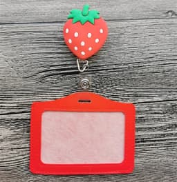 New Design 1 Piece Top Quality Retractable Nurse Badge Reel with ID Card Case Fashion Rainbow Sunflowers Students ID Case Holder