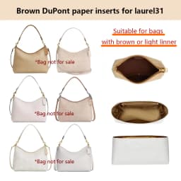 Bag Organizer Insert For Coach Laurel31 Lightweight Bag Insert Storage Waterproof Dupont Paper Bag Support Bag Accessories