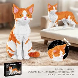 Dog Cat Micro Building Blocks Balody Animal Pets Beagle Ragdoll Tabby Cat Model Assembly Puzzle Mini Brick Figure Toy for Gift