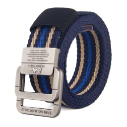 Canvas Belt, Men's Belt, Alloy Double Loop Buckle, Korean Fashion Denim, Teenage Student Pants Belt, Women's Belt