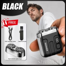 Mens Electric Shaver Rechargeable Waterproof mini Portable Beards Razor Wet/Dry