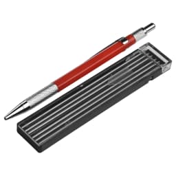Welders Pencil With 12PCS Silver Streak Refills Metal Marker Mechanical For Steel Welding Sheet Metal Engraving Supplies