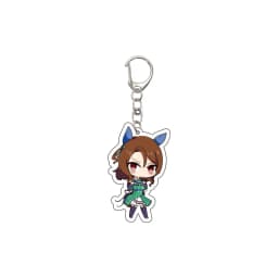 55MM Anime Pretty Derby Keychain Oguri Cap Special Week Silence Suzuka Tokai Teio Key Chain Acrylic Model Plate Christmas Gifts