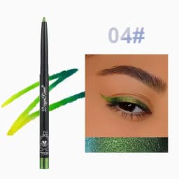 Glitter Aurora Eyeliner Pen Multi Chrome Eye Liner Lasting Shiny Metallic Eyeshadow Lying Silkworm Green Purple Makeup Pigment