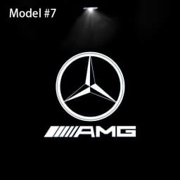 2Pcs Led Car Door Welcome Light Logo Projector For Mercedes Benz W177 W213 W246 GLB GLC GLA GLS GLE1 W212 W205 AMG ML W176 W166