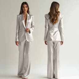 Luxury High Quality Women's Suit One Button 2 Piece Jacket Pants Female Clothing Slim Fit Smart Office Banquet Lady Blazer Set