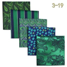 5 Pack Mens Suit Pocket Square Handkerchief Set Various Hanky Lot Classic Gentlemen Wedding Gift Accessories Large Dropshipping