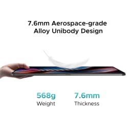 DOOGEE T40 Pro Tablet 12" IPS 2.4K 20GB(8+12) 512GB Helio G99 10800mAh Large Battery Quad Speaker 7.6mm Ultra-thin PC Smart Pad