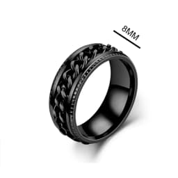 Anxiety Ring Figet Spinner Rings For Women & Men Stainless Steel Rotate Freely Spinning Anti Stress Accessories Jewelry Gifts