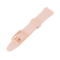 Watch strap accessories compatible for Swatch 17mm19mm colorful silicone rubber waterproof wristband bracelet for men and women