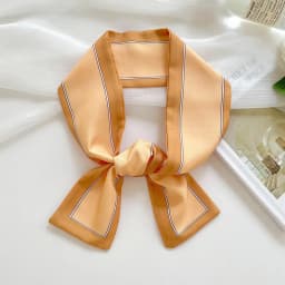 Korean green headband long small silk scarf for Women, Soft Comfort Elastic Headband, Workout Daily Casual Evening Gift Chic