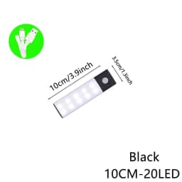 Wireless LED Night Light With Motion Sensor Kitchen Closet Corridor Lamp USB Charging Ultra Thin Magnetic Smart Lights