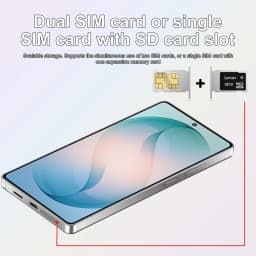 K-Touch Mobile Phones For S26 Ultra 7.3 Inch Android 15 Smartphone Global Version 5G Dual Card Dual Standby Cell phone 16+48MP Camera 7800mAh Battery Face Unlocked Cellphones For Men Women