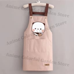 Bubu Dudu Kitchen Waterproof Oil Resistant Apron for Men Women Anime Fashion Aprons Cooking Solid Color Hotel Work Clothes Gifts