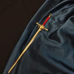 2022 New Punk Ruby Pendant Sword Hairpin Chinese Simple Hair Sticks for retro Women girl Hairstyle Hair Dish Accessories Trendy