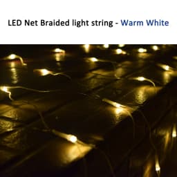 LED Net Curtain Light 110V 220V Fairy Lights Outdoor String Christmas Garlands Xmas Party Garden Wedding Decoration 3X2M 6X4M