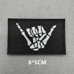 3D Tactical Patches IR Reflective Badge on Backpack Vest Clothing DIY Morale Tactical Badges Hook&Loop Laser Cut Supplies