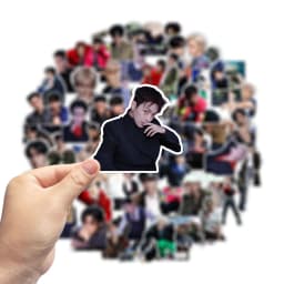 61pcs Korean Group ATEEZ GOLDEN HOUR : Part.5 Stickers Hongjoong Seonghwa Yunho Creative Decoration DIY Notebook Stickers Gift