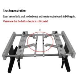 BGA Jig PCB Fixture BGA PCB Support Clamp Reballing Kit with 4PCS Screws for IR6000 IR6500 IR9000