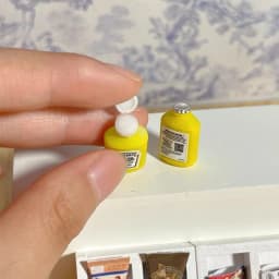 Doll House Miniature Kitchen Salad Dressing Tomato Bolognese Bean Curd Model Mini Snack Milk Black Tea Chocolate Diy Accessories