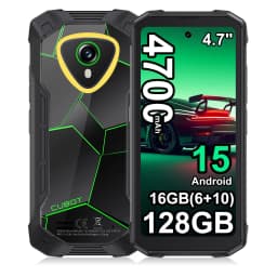 [Shipping From France] Cubot KingKong Mini 4 Android 15 Rugged Smartphone 4.7-Inch  4700mAh 16(6+10)6GB+128GB NFC Camping Light
