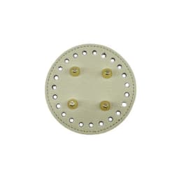 Round Bottom For Knitted Bag PU Leather Base Bag Accessories Handmade Bottom DIY Crochet Pad Woven Leather Bag Bottom