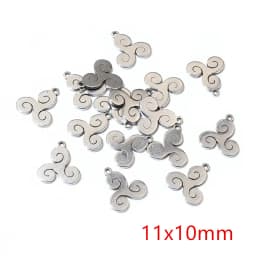 30pcs Stainless Steel Small Charms Ghost Moon Butterfly Star Cute Pendant Charm DIY Jewelry Making Accessories Necklace Bracelet
